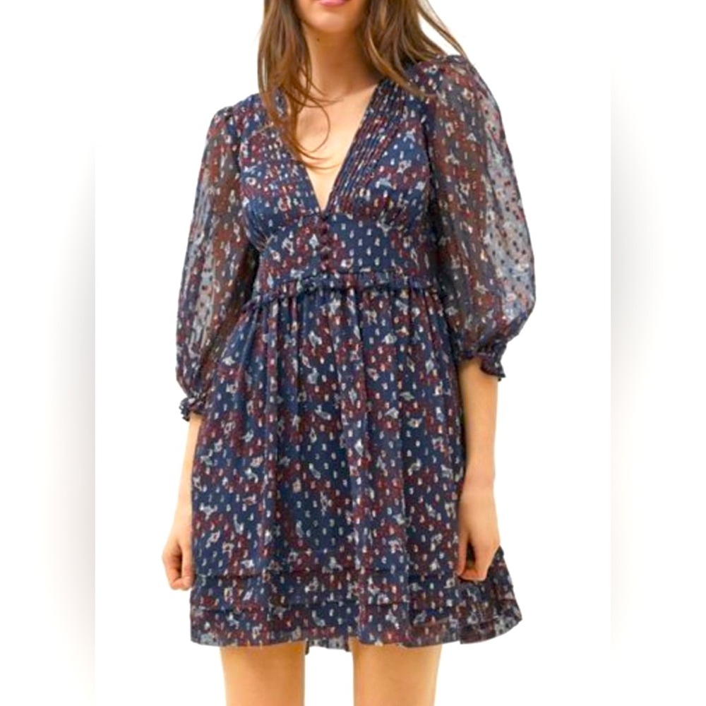 💚💚Urban Outfitters Cheetah Print Chiffon Mini Dress.